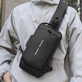 Fashion Anti-Theft Password Lock Crossbody Bag - High-Capacity Nylon Backpack with Adjustable Strap, Multiple Compartments & Secure Zipper Closure for Commuting, Travel, Hiking, Backpack for Travel