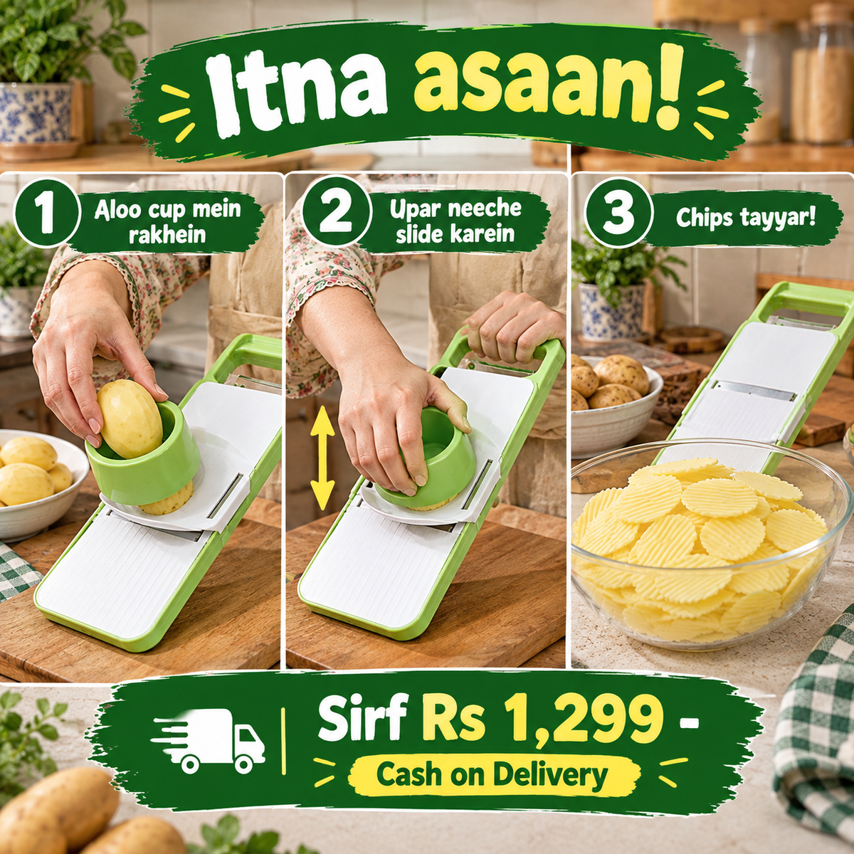 5 in 1 Vegetable Cutter & Grater – Slice, Shred & Peel in Seconds