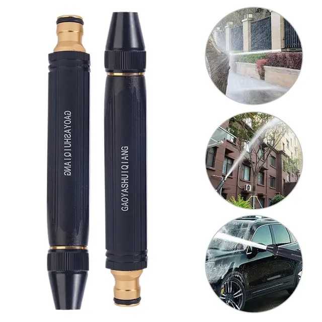 High Quality Water Pressure Nozzle Washing Spray Nozzle Gun Car Shower Water Spray Nozzle Multifunction Adjustable Water Spray Gun