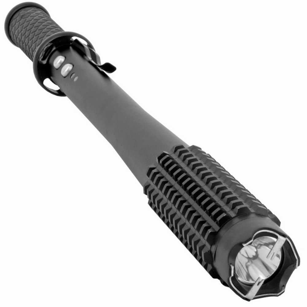 Strong light mace stick ball stick fire safety emergency multi-functional rechargeable bright flashlight Super Bright Telescopic Self-defense Flashlight