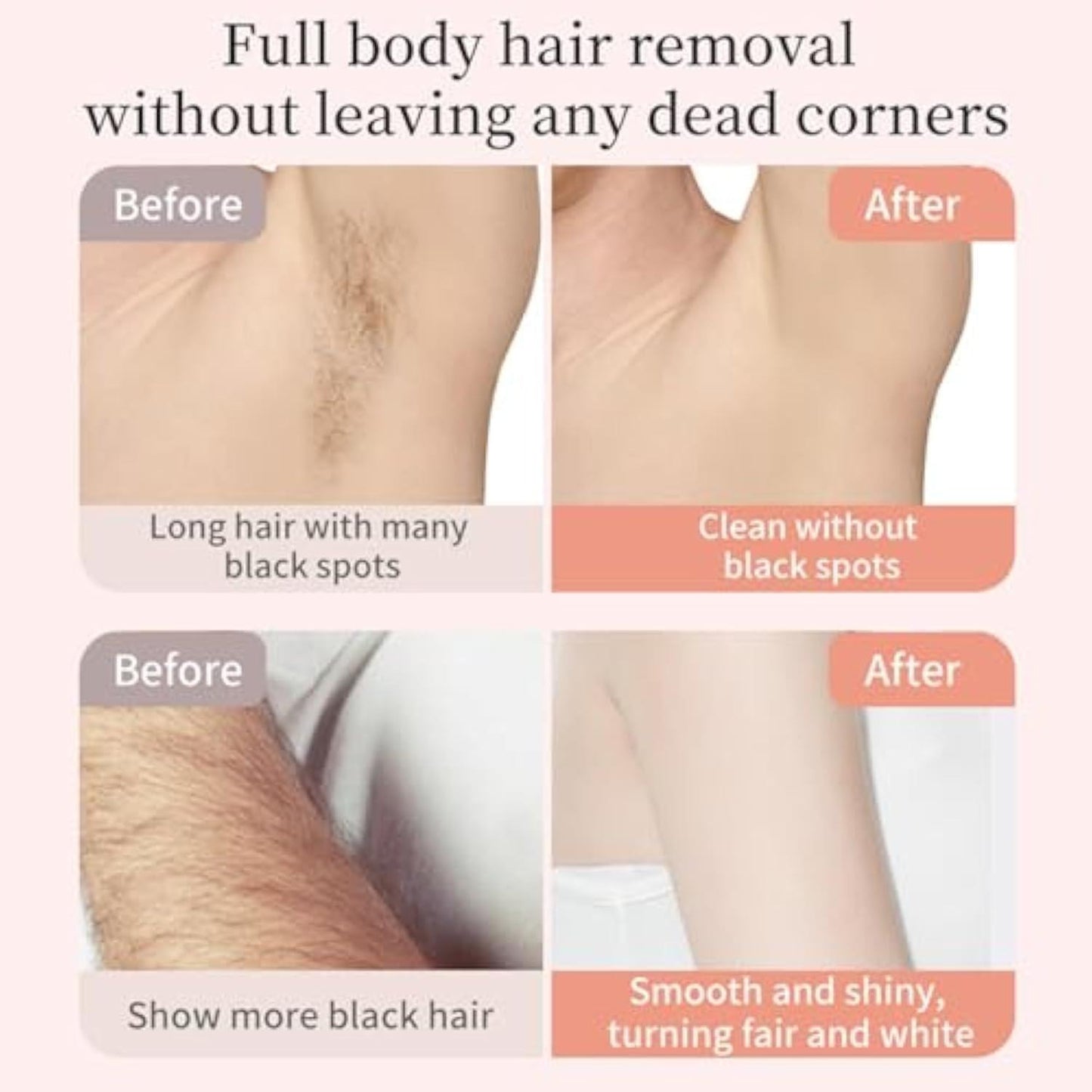 2 in 1 Dual Head Shaver Women Electric Bikini Trimmer Wet&Dry Use Hair Removal